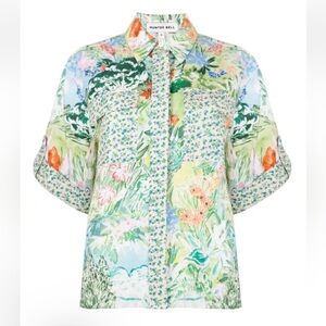 Hunter Bell Hawkins Top garden party Size L NWT